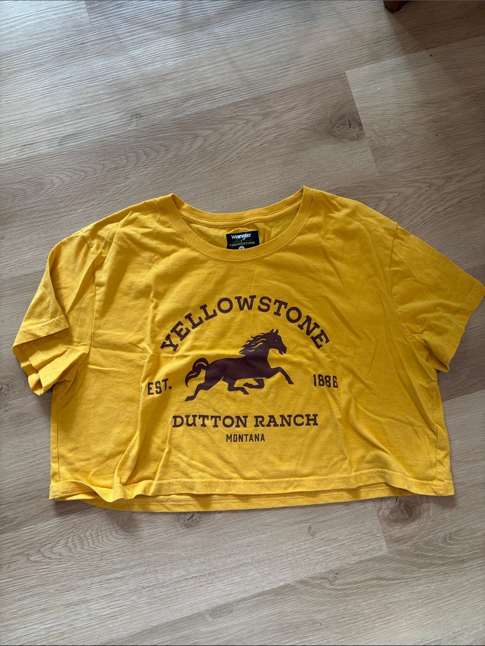 Wrangler Yellow Dutton Ranch Graphic Tee